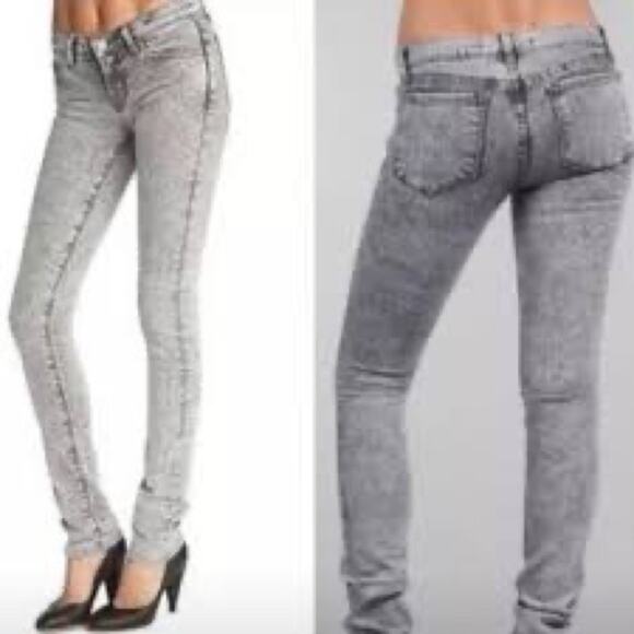 J Brand 30 XRAY Pencil Leg Acid Wash Stretch Jeans 30 - Picture 1 of 10